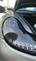Mobile Preview: LED Tagfahrlicht Design Scheinwerfer für Porsche Boxster 986 / 911 996 96-04 schwarz mit LED Blinker